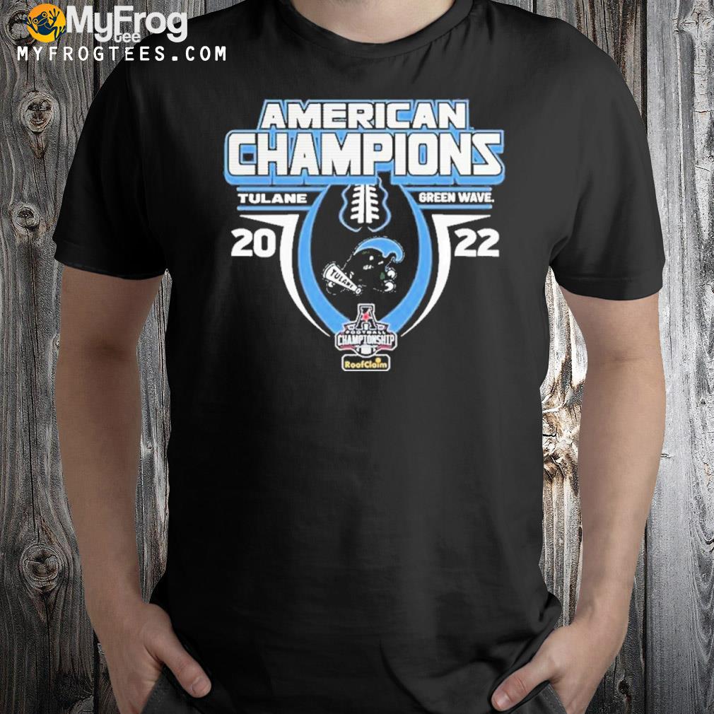 Tulane aac Football conference champions logo 2022 T-shirt