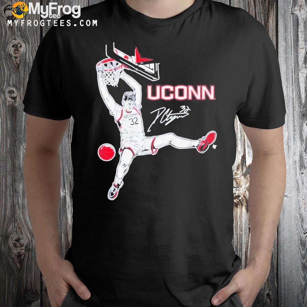 Uconn Basketball Donovan Clingan Signature Slam shirt