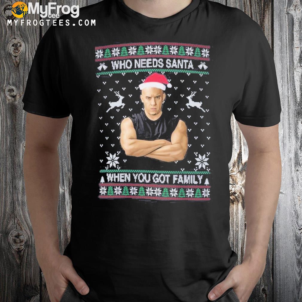 Ugly Christmas Sweater Vin Diesel Family Meme Unisex Sweatshirt