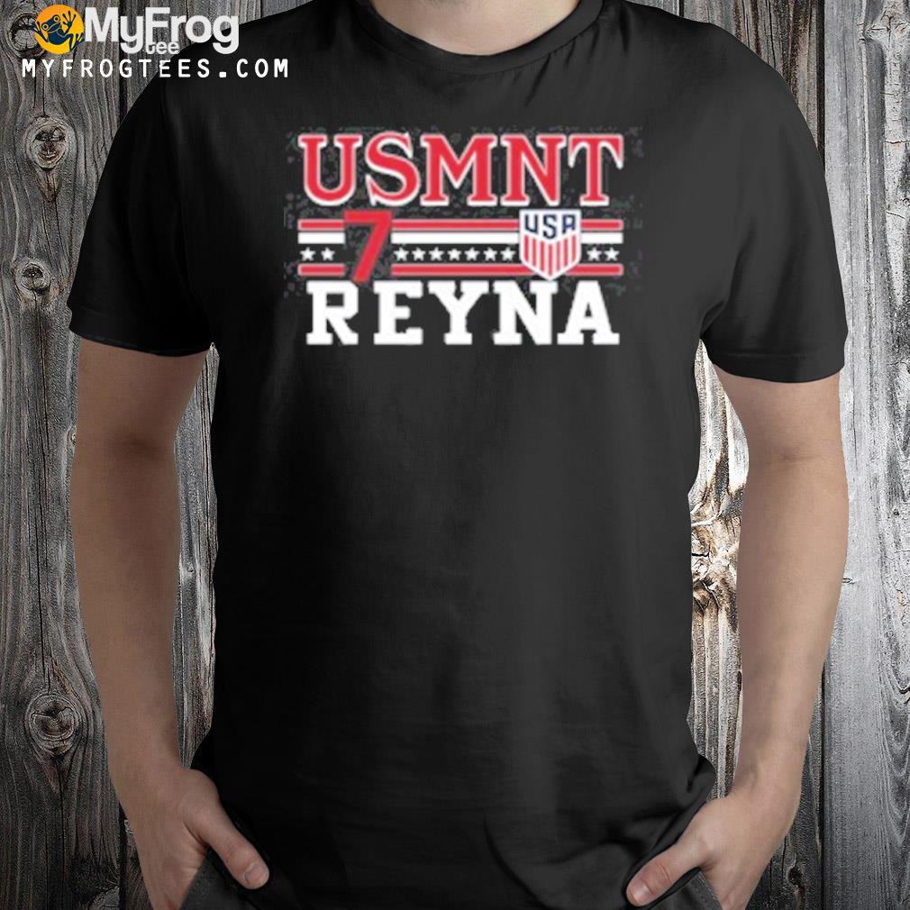 USMNT Giovanni Reyna 7 Homage Jersey Tri-Blend Tee Shirt
