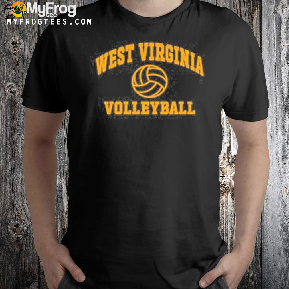 West Virginia mountaineers volleyball icon powerblend shirt