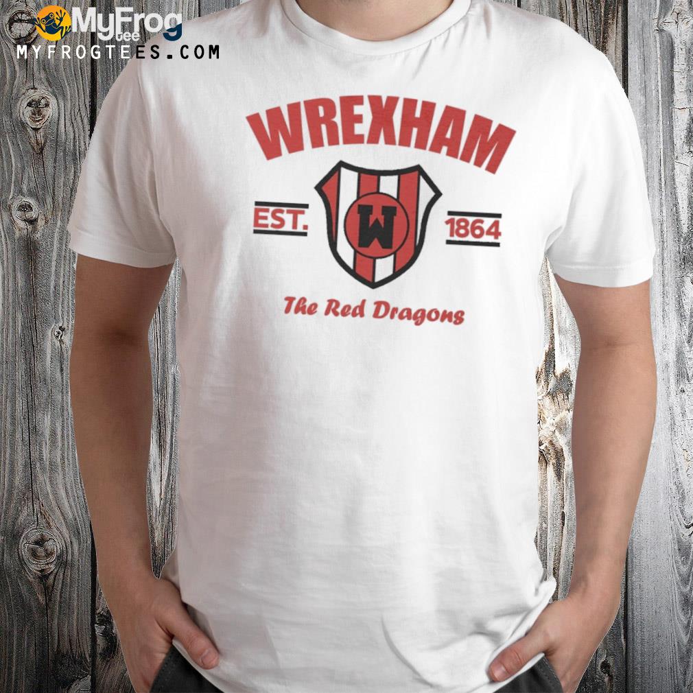 Wrexham the red dragon 2022 shirt