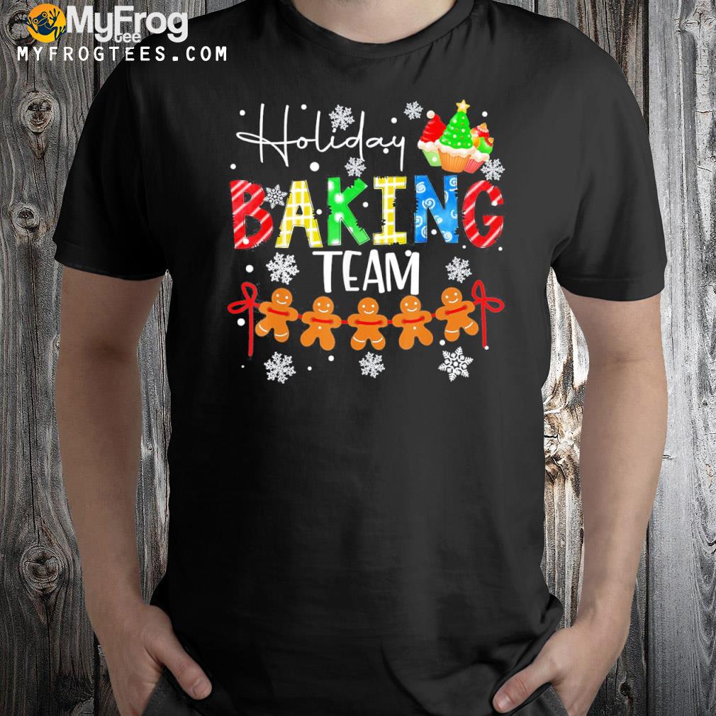 Xmas Holiday Baking Team Christmas Costume Kids T-Shirt