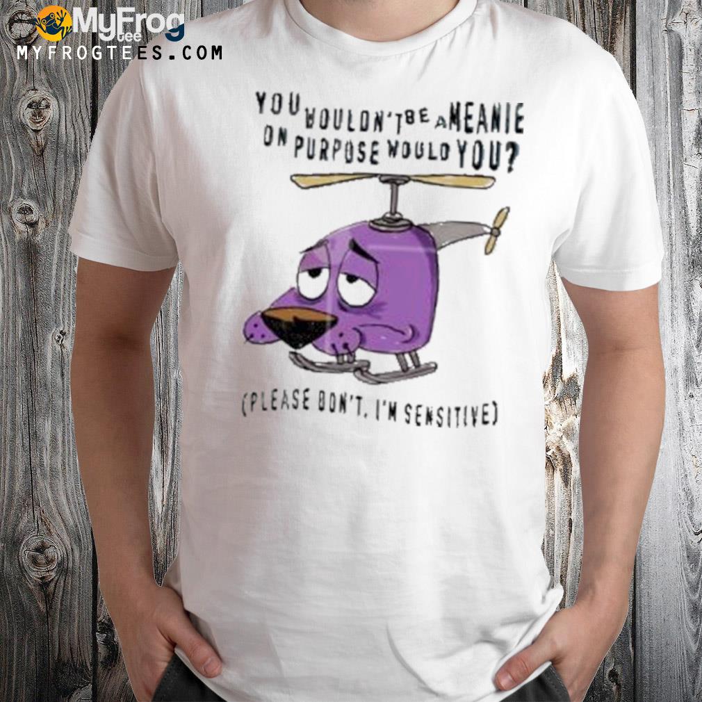 You wouldn't be a meanie on purpose would you shirt
