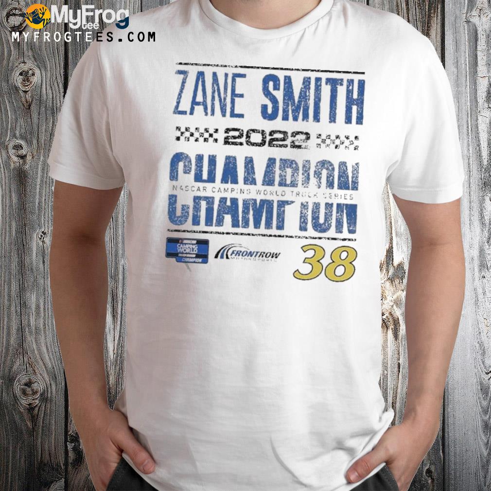 Zane Smith Checkered Flag 2022 Nascar Camping World Truck Series Champion T-Shirt