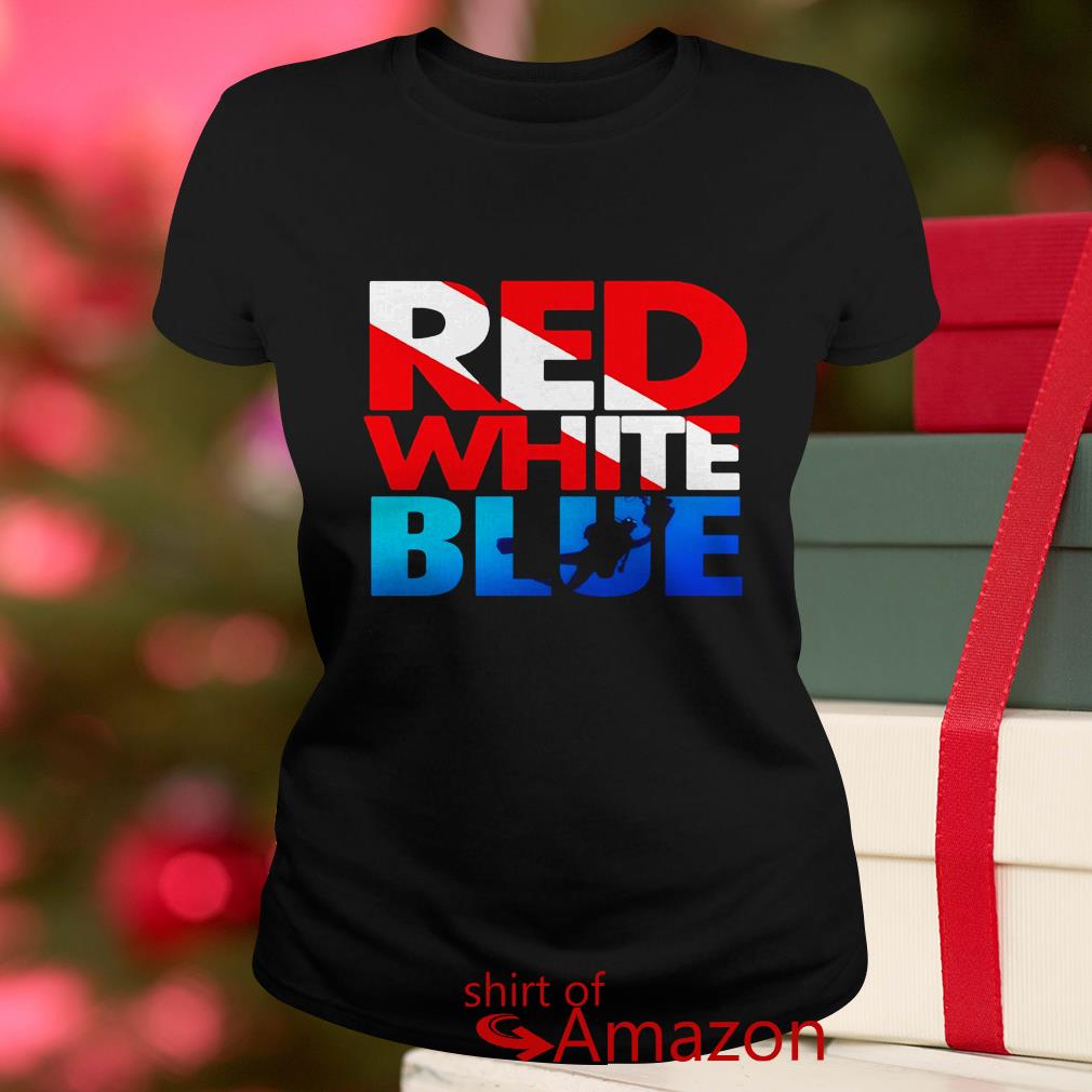 red white blue shirt women's