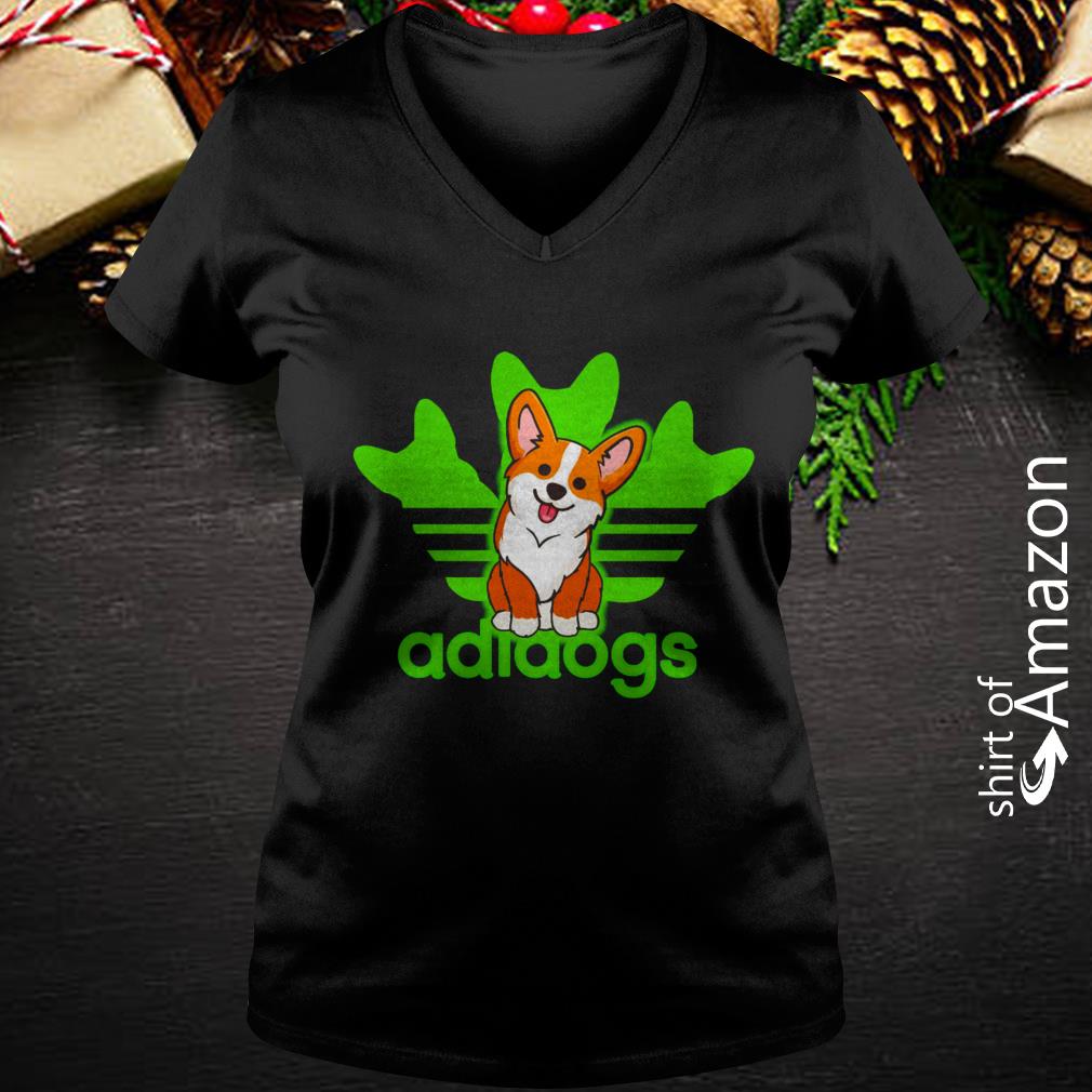 corgi adidas hoodie