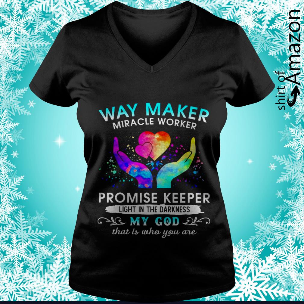 way maker miracle worker shirts