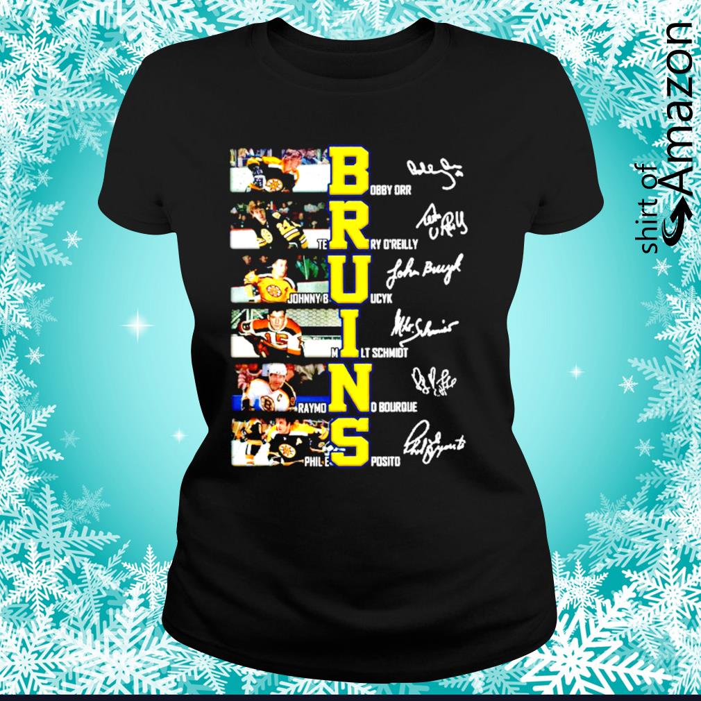 Bruins Bobby Orr Gerry O'reilly Johnny Bucyk signatures shirt - T-Shirt AT  Fashion LLC
