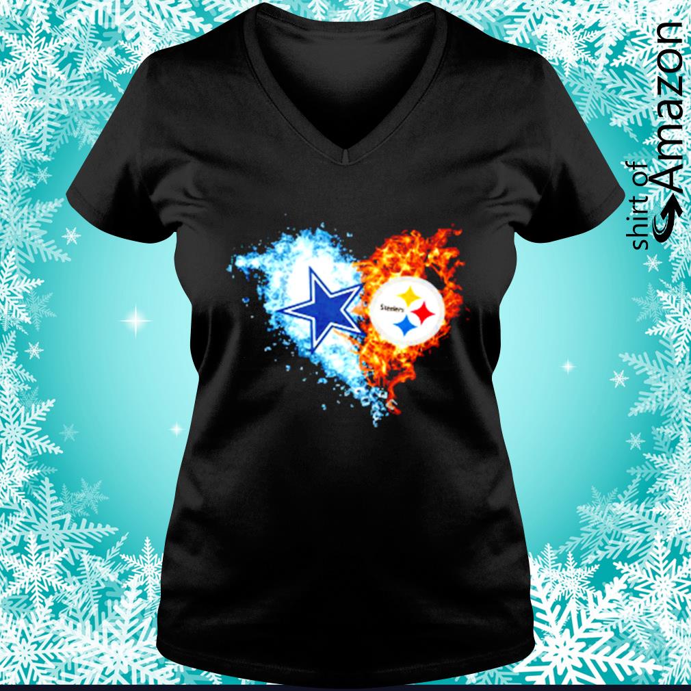 Love Dallas Cowboys vs Pittsburgh Steelers water fire shirt - T-Shirt AT  Fashion LLC