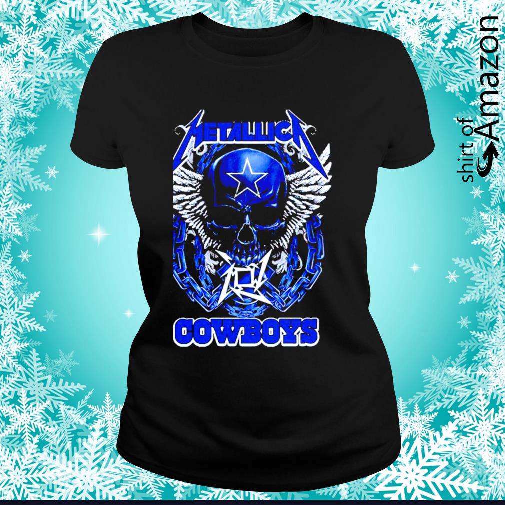 Awesome Skull Metallica Dallas Cowboys Shirt - FanaticTees