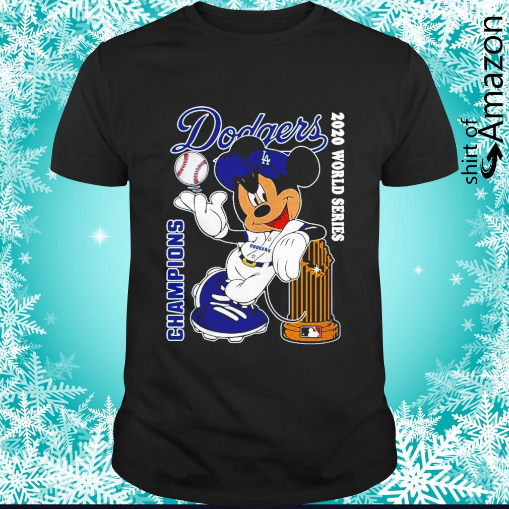 Mickey mouse Los Angeles Dodgers Champions 2020 world series shirt - T-Shirt  AT Fashion LLC