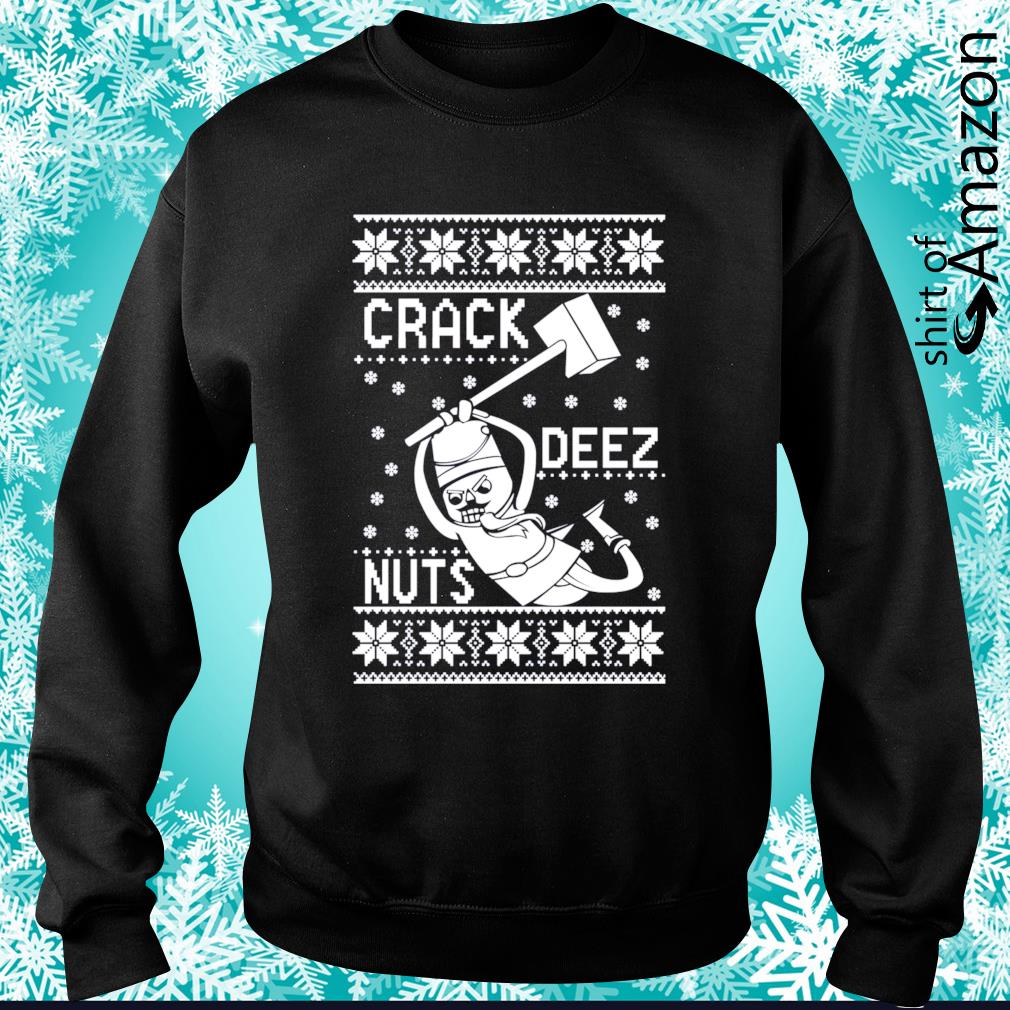 Crack deez nuts sale christmas sweater