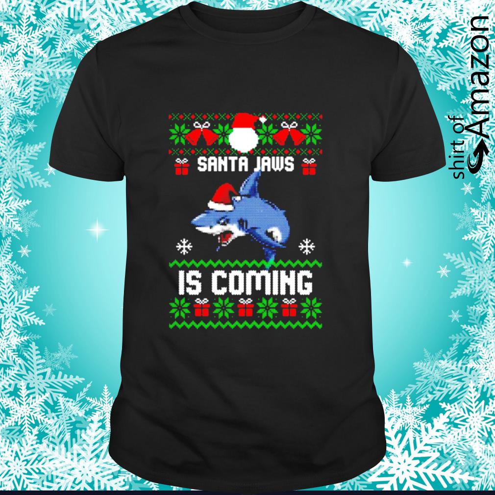 santa shark shirt